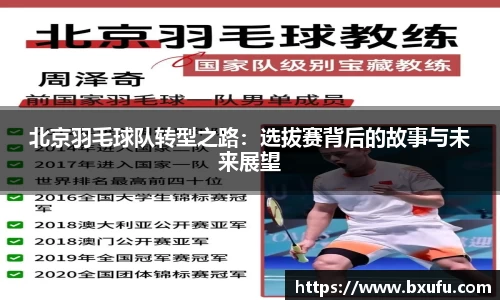 北京羽毛球队转型之路：选拔赛背后的故事与未来展望
