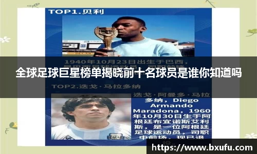 全球足球巨星榜单揭晓前十名球员是谁你知道吗